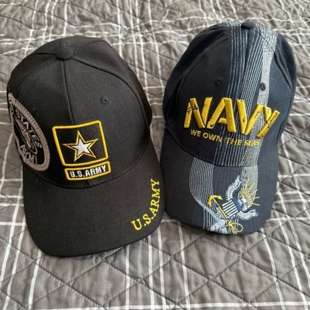 Army, Navy Caps Euc Support Our Troops